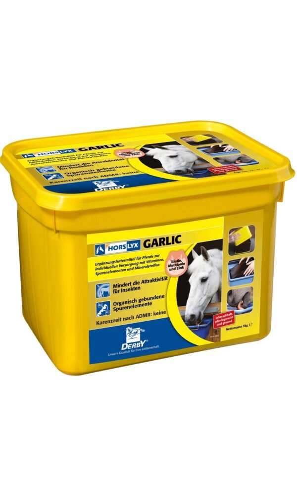 DERBY HORSLYX GARLIC laižalas česnakinis - Rančos pašarai – kokybiški pašarai, sveikatos papildai, skanėstai žirgams. Žirgynų įranga. Taip pat rasite maistą bei papildus kitiems gyvūnams: šunims, katėms, avims, ožkoms, alpakoms, kupranugariams, triušiams, graužikams: degu, jūrų kiaulytėms, šinšiloms bei paukščiams. Vokiška kokybė, patrauklios kainos ir patikimas pasirinkimas.