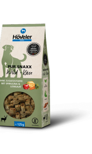 HÖVELER DOG PUR SNAXX elniena ir sūris - skanėstai šunims