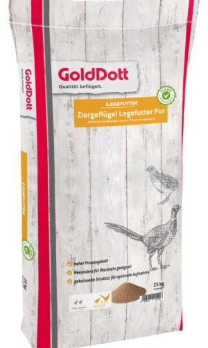 GOLD DOTT ZIERGEFLUGEL 25 kg - lesalas putpelėms ir fazanams