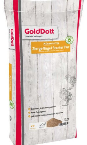 DOLDDOTT ZIERGEFLUGEL STARTER 25 kg - lesalas putpelių ir fazanų jaunikliams