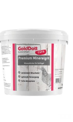 GOLDDOTT CURA 5 kg premium mineralinis žvyras paukščiams