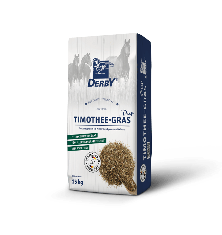 DERBY TIMOTHEE GRASS PUR 15 kg - motiejuko žolės pašaras žirgams