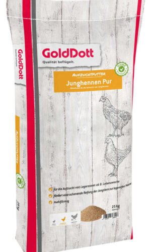 GOLD DOTT JUNGHENNER PUR 25KG - lesalas paukščių jaunimui