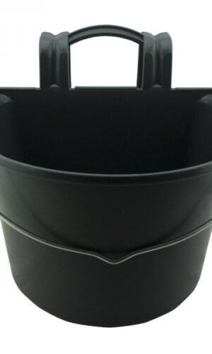 Kabinamas šėrimo dubuo su rankena