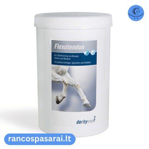 DERBYMED FLEXOTENDON - papildas žirgo sąnariams, raiščiams ir sausgyslėms su vizualu Derbymed flexotendon