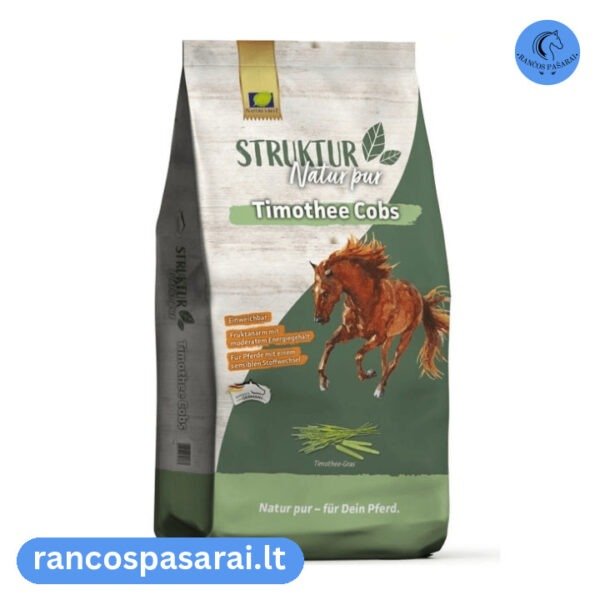 NATURES BEST TIMOTHEE COBS 15 kg - motiejuko žolė arkliams su vizualu Natures best timothee cobs