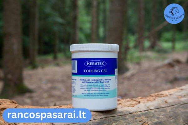KERATEX COOLING GEL - šaldantis gelis arklio kojoms su vizualu KERATEX COOLING GEL - šaldantis gelis arklio kojoms - Rančos pašarai – kokybiški pašarai, sveikatos papildai, skanėstai žirgams. Žirgynų įranga. Taip pat rasite maistą bei papildus kitiems gyvūnams: šunims, katėms, avims, ožkoms, alpakoms, kupranugariams, triušiams, graužikams: degu, jūrų kiaulytėms, šinšiloms bei paukščiams. Vokiška kokybė, patrauklios kainos ir patikimas pasirinkimas.
