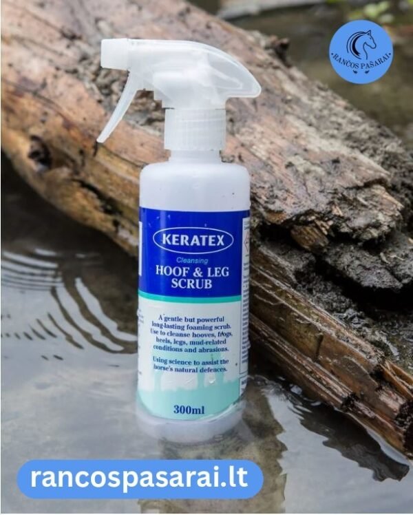 KERATEX CLEANSING HOOF & LEG SCRUB - lengvam kojų ir kanopų nuplovimui su vizualu KERATEX CLEANSING HOOF & LEG SCRUB - lengvam kojų ir kanopų nuplovimui - Rančos pašarai – kokybiški pašarai, sveikatos papildai, skanėstai žirgams. Žirgynų įranga. Taip pat rasite maistą bei papildus kitiems gyvūnams: šunims, katėms, avims, ožkoms, alpakoms, kupranugariams, triušiams, graužikams: degu, jūrų kiaulytėms, šinšiloms bei paukščiams. Vokiška kokybė, patrauklios kainos ir patikimas pasirinkimas.