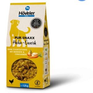 HÖVELER DOG PUR SNAXX vištiena ir varškė- skanėstai šunims