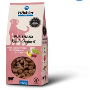 HÖVELER DOG PUR SNAXX jautiena ir jogurtas- skanėstai šunims