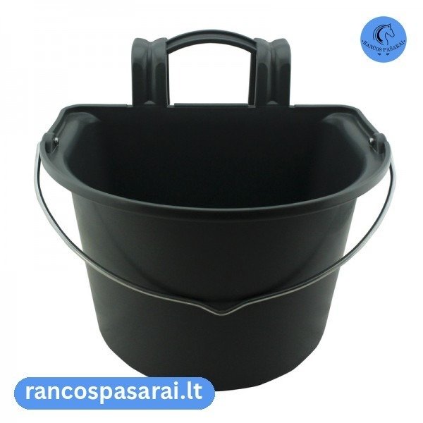 Kabinamas šėrimo dubuo su rankena 14L su vizualu Kabinamas šėrimo dubuo su rankena