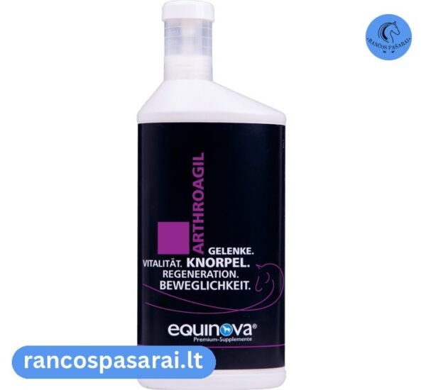 EQUINOVA® ARTHROAGIL - papildas žirgo artritui - Rančos pašarai – kokybiški pašarai, sveikatos papildai, skanėstai žirgams. Žirgynų įranga. Taip pat rasite maistą bei papildus kitiems gyvūnams: šunims, katėms, avims, ožkoms, alpakoms, kupranugariams, triušiams, graužikams: degu, jūrų kiaulytėms, šinšiloms bei paukščiams. Vokiška kokybė, patrauklios kainos ir patikimas pasirinkimas.