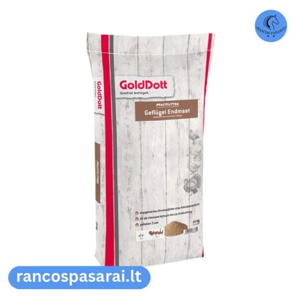 Gold Dott Geflugel Endmast