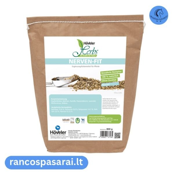 HÖVELER HERBS NERVEN-FIT žolelės žirgo stresui mažinti su vizualu HÖVELER HERBS NERVEN-FIT žolelės žirgo stresui mažinti - Rančos pašarai – kokybiški pašarai, sveikatos papildai, skanėstai žirgams. Žirgynų įranga. Taip pat rasite maistą bei papildus kitiems gyvūnams: šunims, katėms, avims, ožkoms, alpakoms, kupranugariams, triušiams, graužikams: degu, jūrų kiaulytėms, šinšiloms bei paukščiams. Vokiška kokybė, patrauklios kainos ir patikimas pasirinkimas.