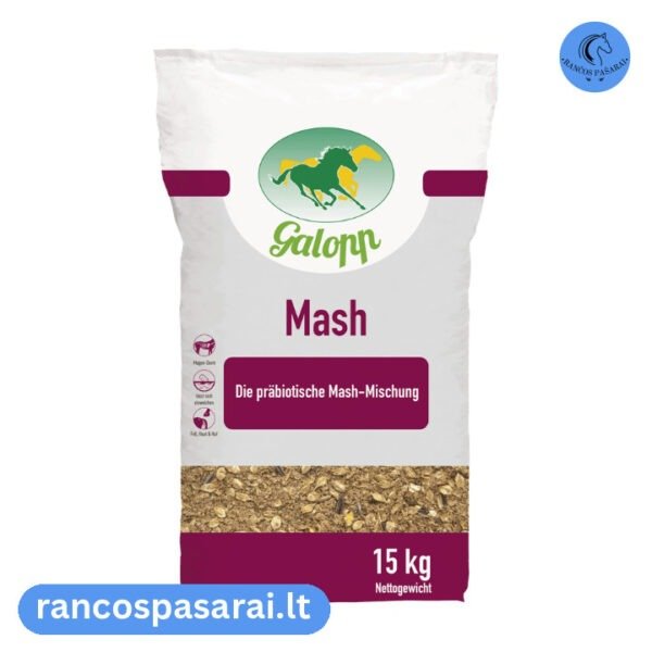 GALOPP MASH probijotikų košė žirgams 15 kg su vizualu Galopp Mash