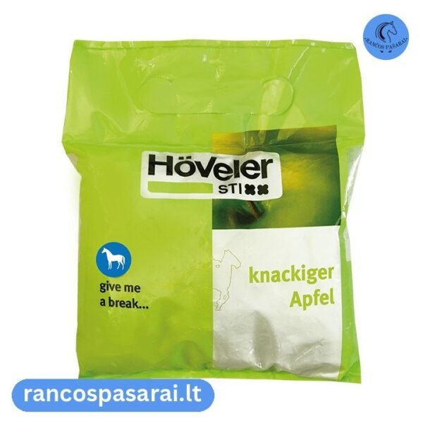 HÖVELER STIXX skanėstai obuolių arkliams - Rančos pašarai – kokybiški pašarai, sveikatos papildai, skanėstai žirgams. Žirgynų įranga. Taip pat rasite maistą bei papildus kitiems gyvūnams: šunims, katėms, avims, ožkoms, alpakoms, kupranugariams, triušiams, graužikams: degu, jūrų kiaulytėms, šinšiloms bei paukščiams. Vokiška kokybė, patrauklios kainos ir patikimas pasirinkimas.